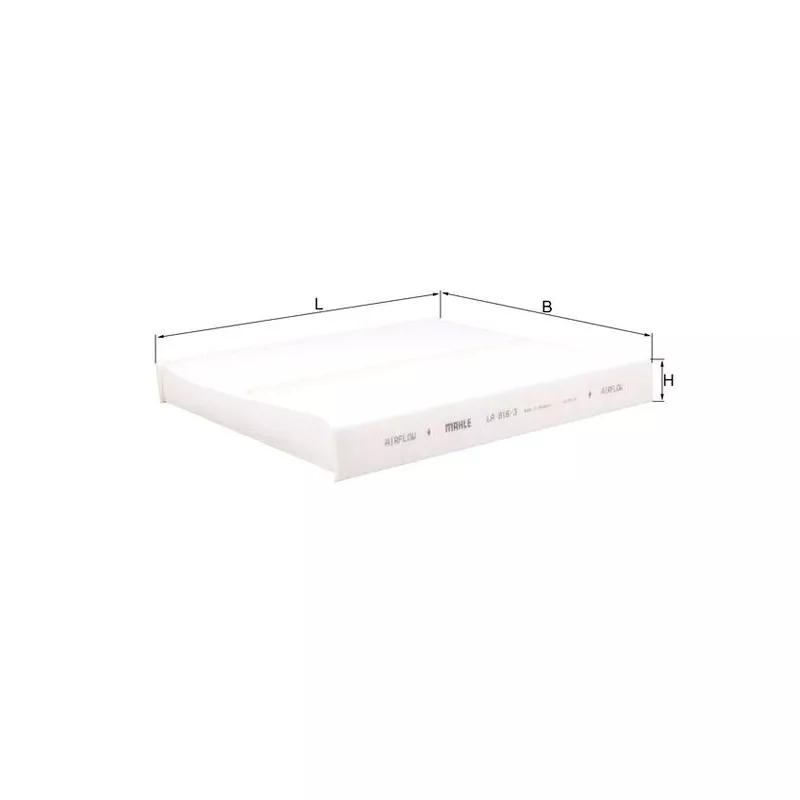 Filtre, air de l'habitacle KNECHT LA 816/3