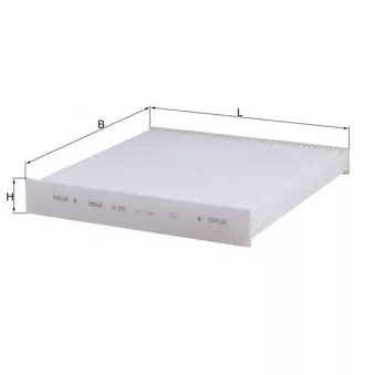 Filtre, air de l'habitacle KNECHT LA 859