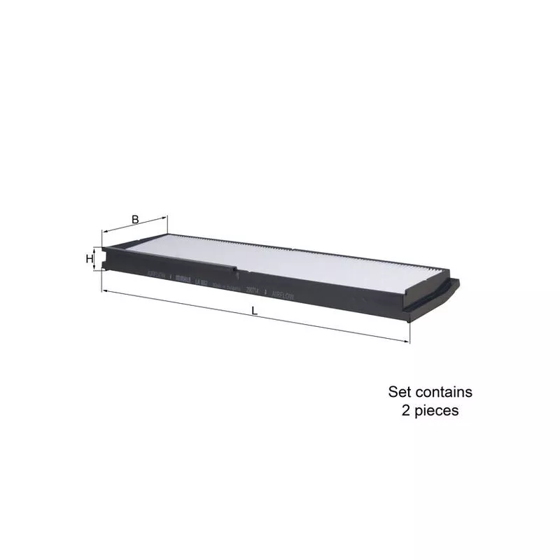 Filtre, air de l'habitacle KNECHT LA 862/S