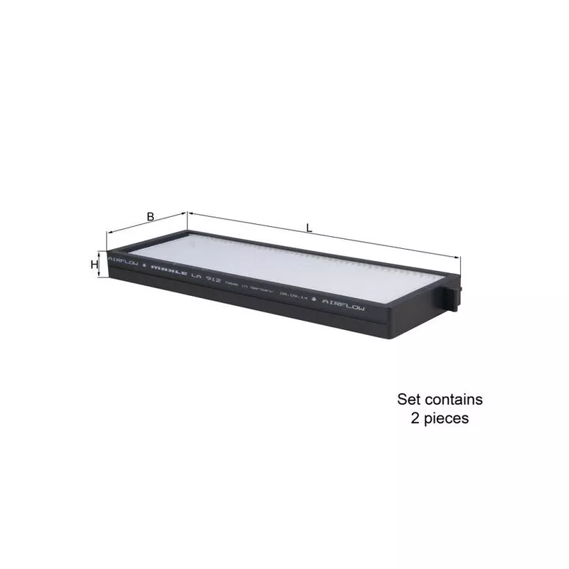 Filtre, air de l'habitacle KNECHT LA 912/S