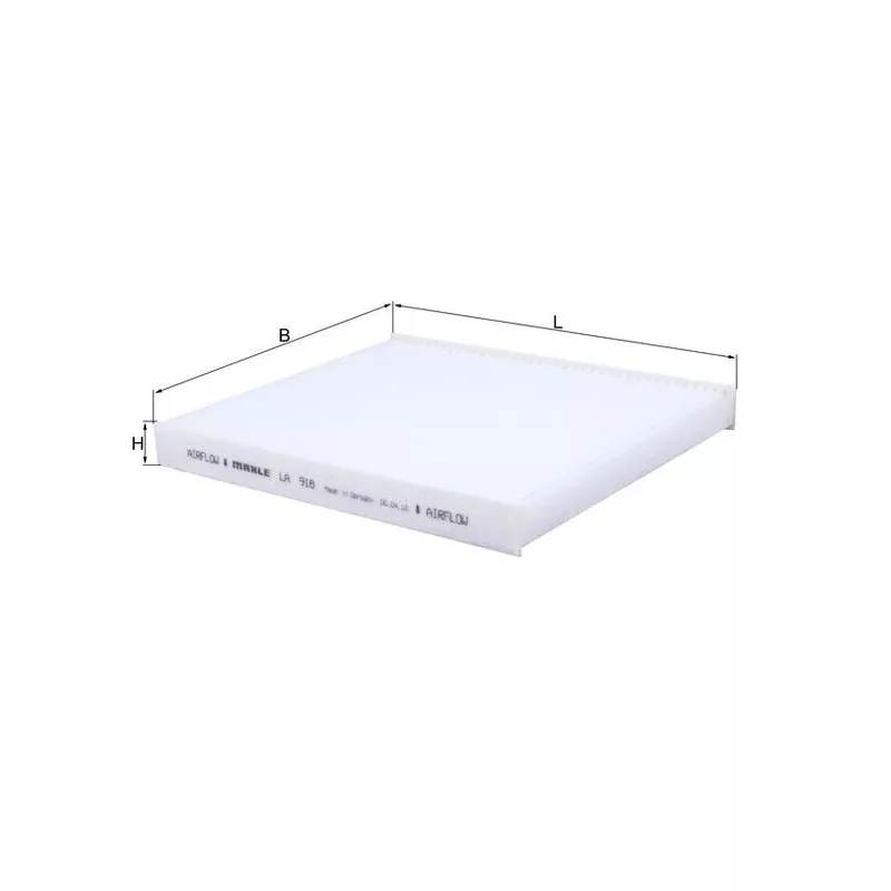 Filtre, air de l'habitacle KNECHT LA 918