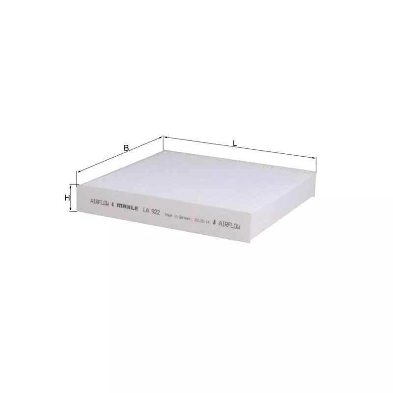 Filtre, air de l'habitacle KNECHT LA 922