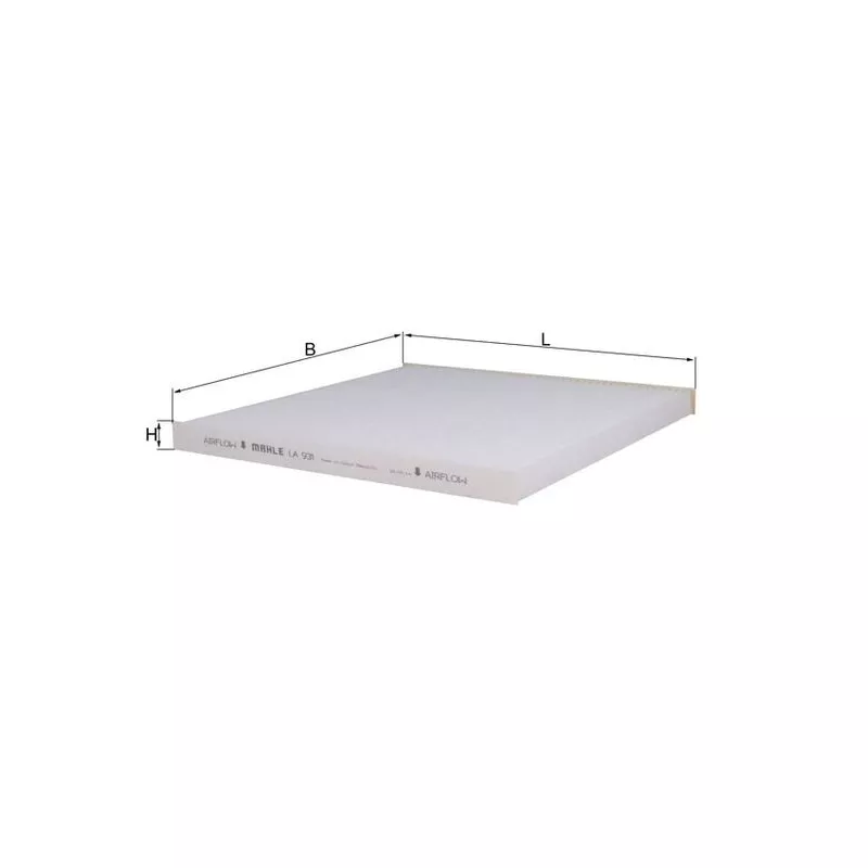 Filtre, air de l'habitacle KNECHT LA 931