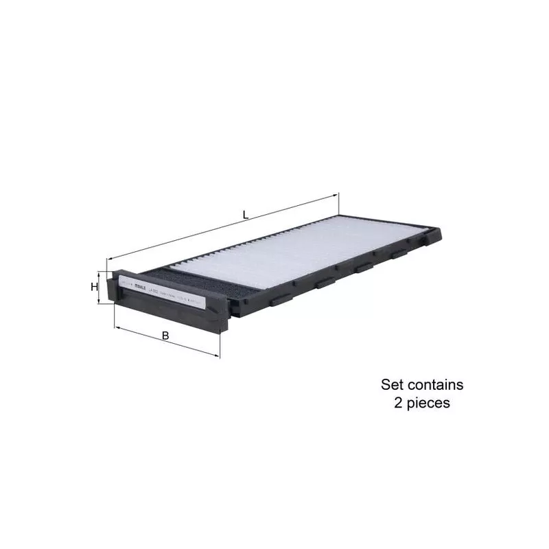 Filtre, air de l'habitacle KNECHT LA 932/S