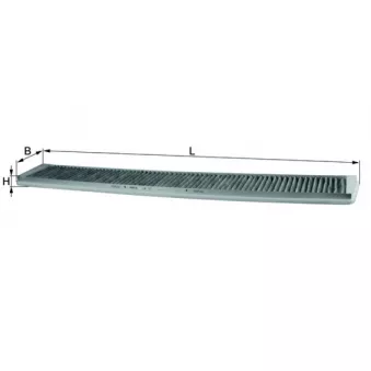 Filtre, air de l'habitacle KNECHT LAK 102
