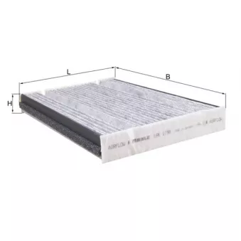 Filtre, air de l'habitacle KNECHT LAK 1198