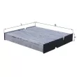 Filtre, air de l'habitacle KNECHT LAK 1467 - Visuel 1
