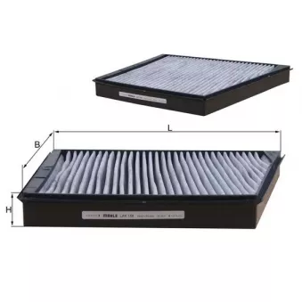 Filtre, air de l'habitacle KNECHT LAK 156