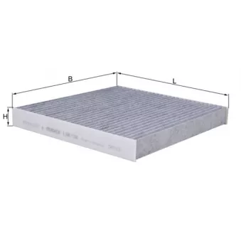 Filtre, air de l'habitacle KNECHT LAK 158