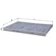 Filtre, air de l'habitacle KNECHT LAK 159 - Visuel 1