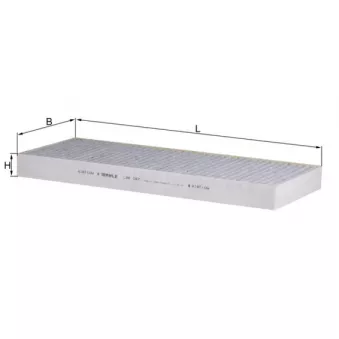Filtre, air de l'habitacle KNECHT LAK 167