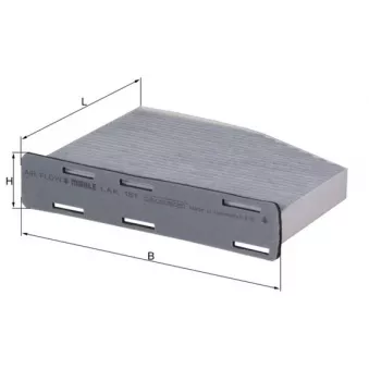 Filtre, air de l'habitacle KNECHT LAK 181