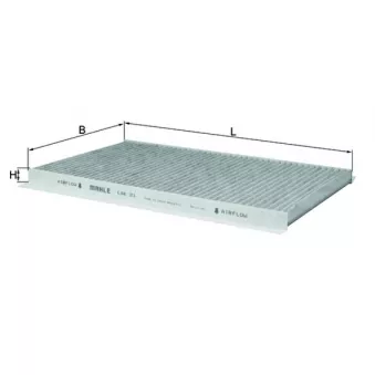 Filtre, air de l'habitacle KNECHT LAK 21