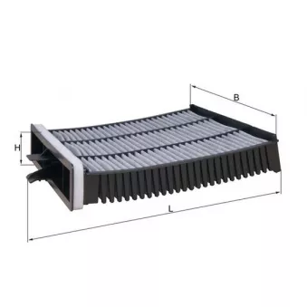 Filtre, air de l'habitacle KNECHT LAK 227