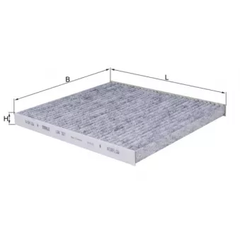 Filtre, air de l'habitacle KNECHT LAK 301
