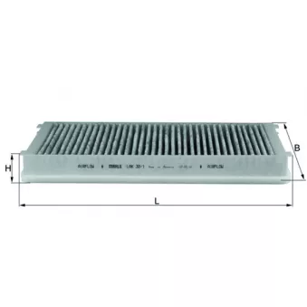 Filtre, air de l'habitacle KNECHT LAK 32/1