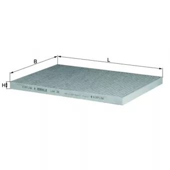 Filtre, air de l'habitacle KNECHT LAK 36