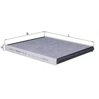 Filtre, air de l'habitacle KNECHT LAK 361