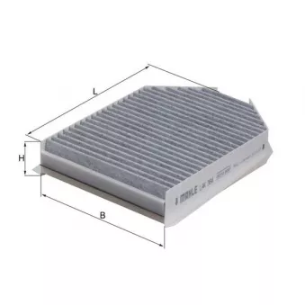 Filtre, air de l'habitacle KNECHT LAK 364
