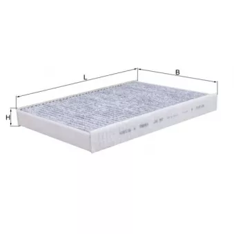 Filtre, air de l'habitacle KNECHT LAK 387
