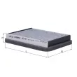 Filtre, air de l'habitacle KNECHT LAK 400 - Visuel 1