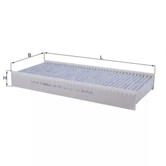 Filtre, air de l'habitacle KNECHT LAK 410