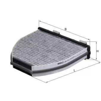Filtre, air de l'habitacle KNECHT LAK 413
