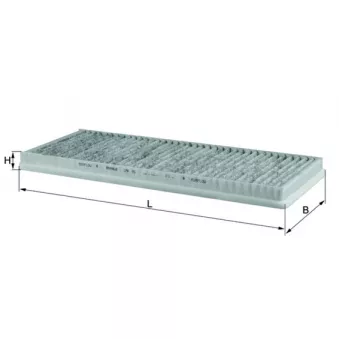 Filtre, air de l'habitacle KNECHT LAK 45