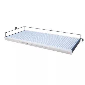 Filtre, air de l'habitacle KNECHT LAK 62
