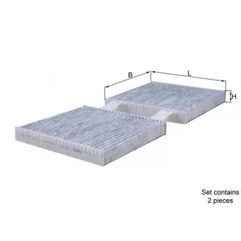 Filtre, air de l'habitacle KNECHT LAK 630/S