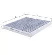 Filtre, air de l'habitacle KNECHT LAK 636 - Visuel 1