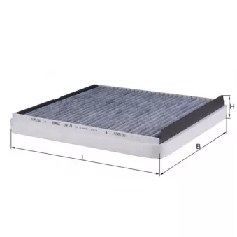 Filtre, air de l'habitacle KNECHT LAK 74