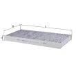 Filtre, air de l'habitacle KNECHT LAK 78 - Visuel 1