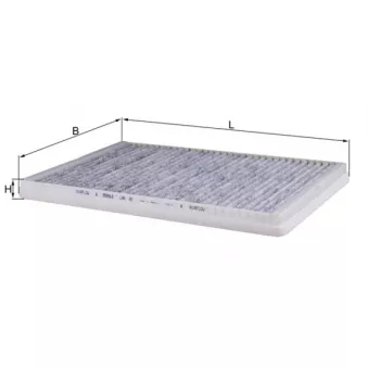 Filtre, air de l'habitacle KNECHT LAK 81