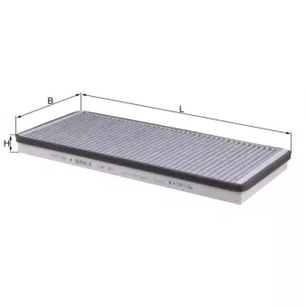 Filtre, air de l'habitacle KNECHT LAK 83