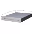 Filtre, air de l'habitacle KNECHT LAK 855 - Visuel 1