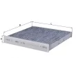 Filtre, air de l'habitacle KNECHT LAK 859 - Visuel 1