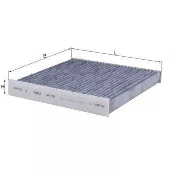 Filtre, air de l'habitacle KNECHT LAK 859