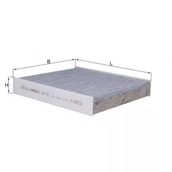 Filtre, air de l'habitacle KNECHT LAK 923