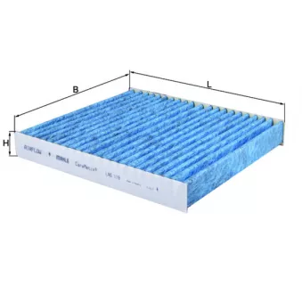 Filtre, air de l'habitacle KNECHT LAO 119