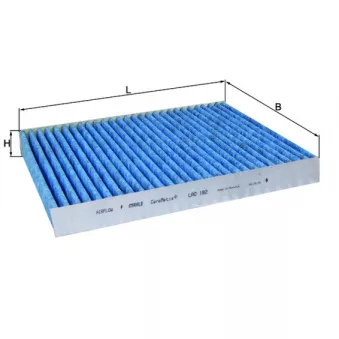Filtre, air de l'habitacle KNECHT LAO 182
