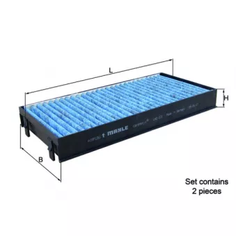Filtre, air de l'habitacle KNECHT LAO 221/S