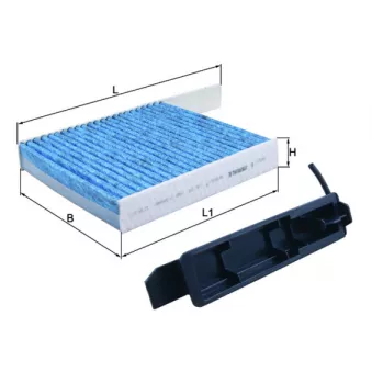 Filtre, air de l'habitacle KNECHT LAO 230