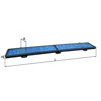 Filtre, air de l'habitacle KNECHT LAO 248