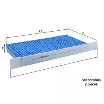 Filtre, air de l'habitacle KNECHT LAO 426/S