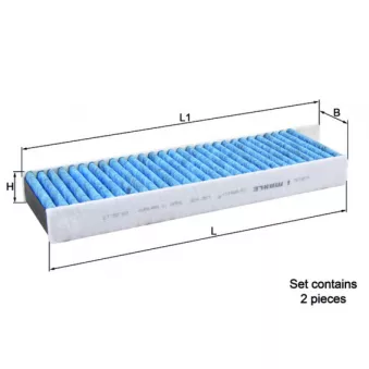Filtre, air de l'habitacle KNECHT LAO 428/S