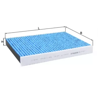 Filtre, air de l'habitacle KNECHT LAO 437