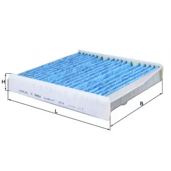 Filtre, air de l'habitacle KNECHT LAO 54