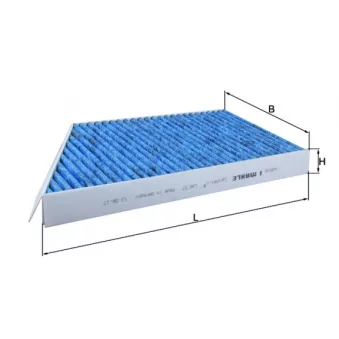Filtre, air de l'habitacle KNECHT LAO 57