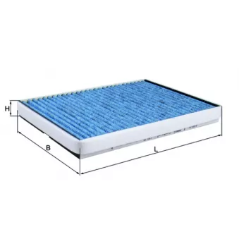 Filtre, air de l'habitacle KNECHT LAO 75